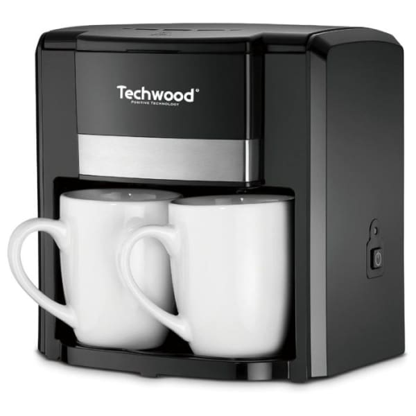 Cafetière Électrique TECHWOOD Duo 500W Noir (TCA-206) Cafetière Électrique TECHWOOD Duo 500W Noir (TCA-206)